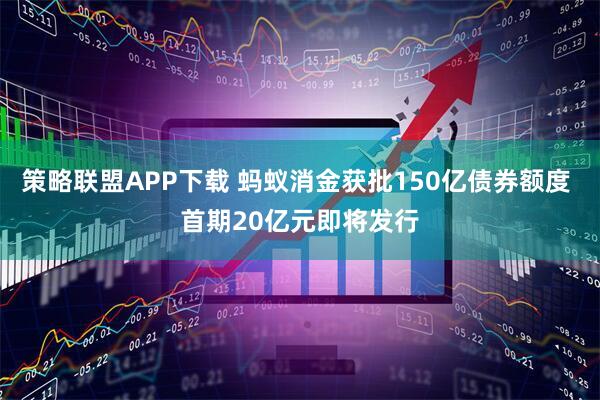 策略联盟APP下载 蚂蚁消金获批150亿债券额度 首期20亿元即将发行